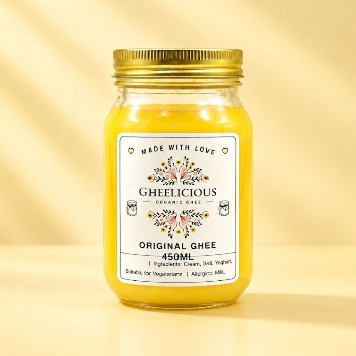 Pure Organic Grass-Fed Artisan Home Made Ghee 450 ML– 💥SPECIAL OFFER💥